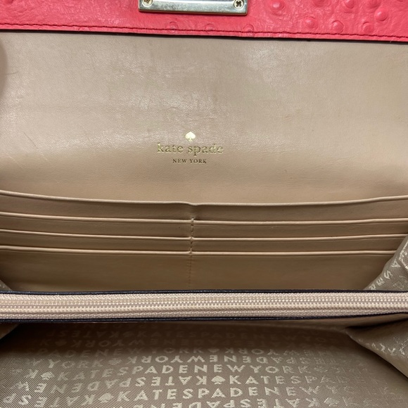 Kate Spade Coral/Pink Wallet - Picture 7 of 12